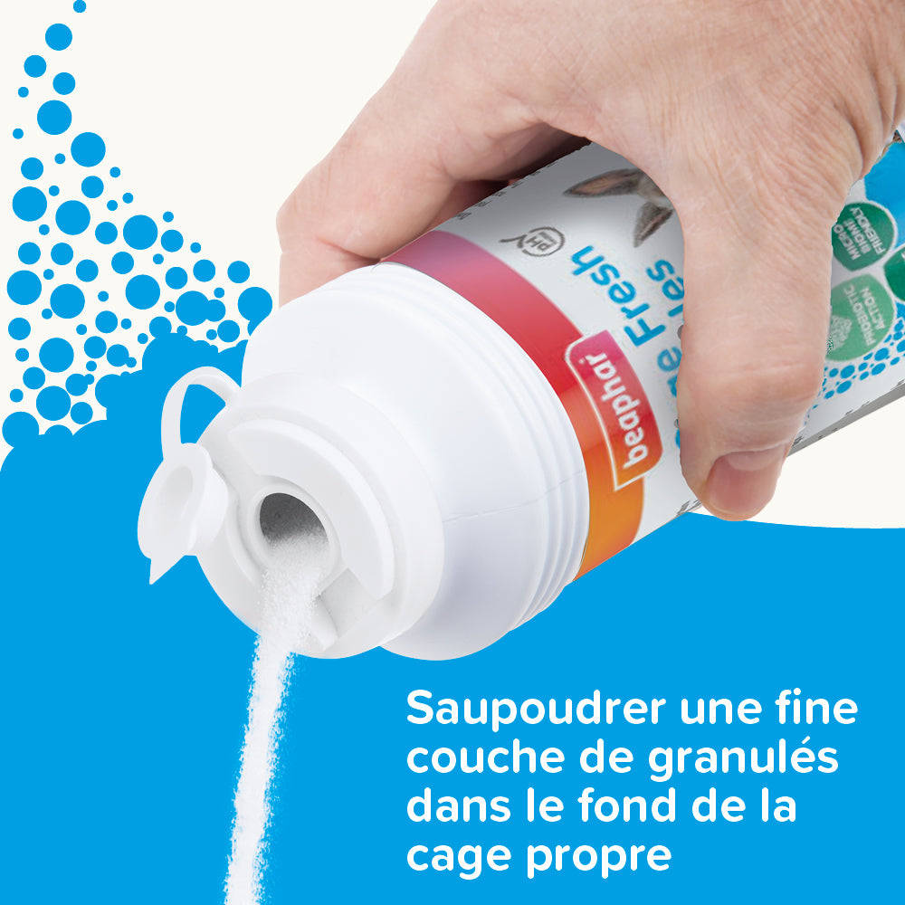 Stop aux odeurs, pour litière