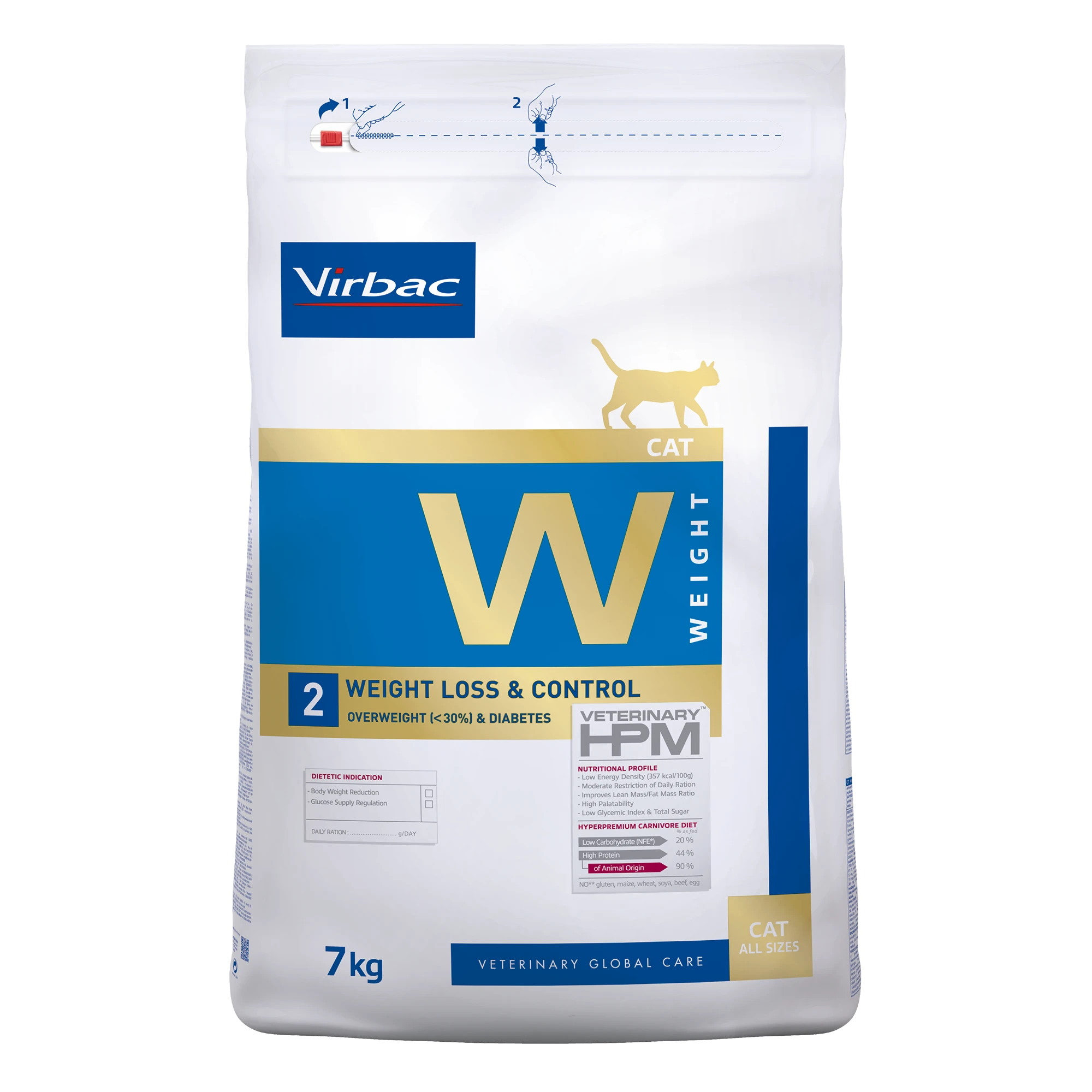 VIRBAC VETERINARY HPM Diététique Weight Loss & Control