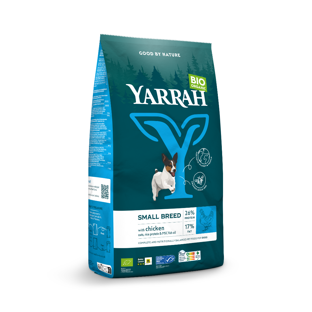 Yarrah croquettes bio pour chien de petite race