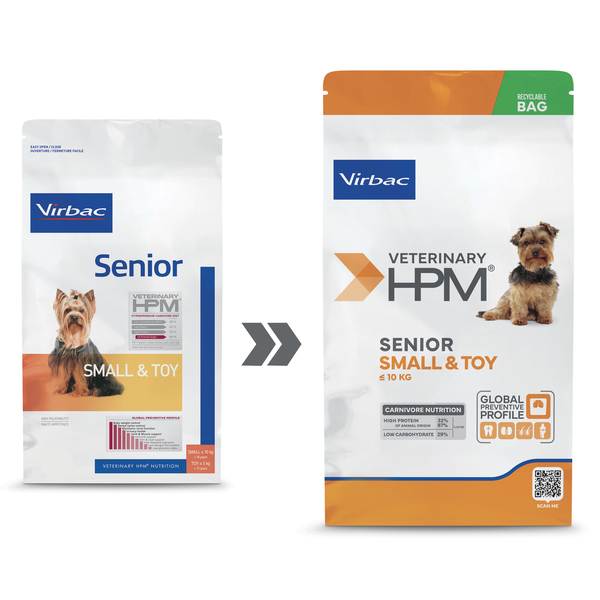VIRBAC VETERINARY HPM Physiologique Senior Small & Toy