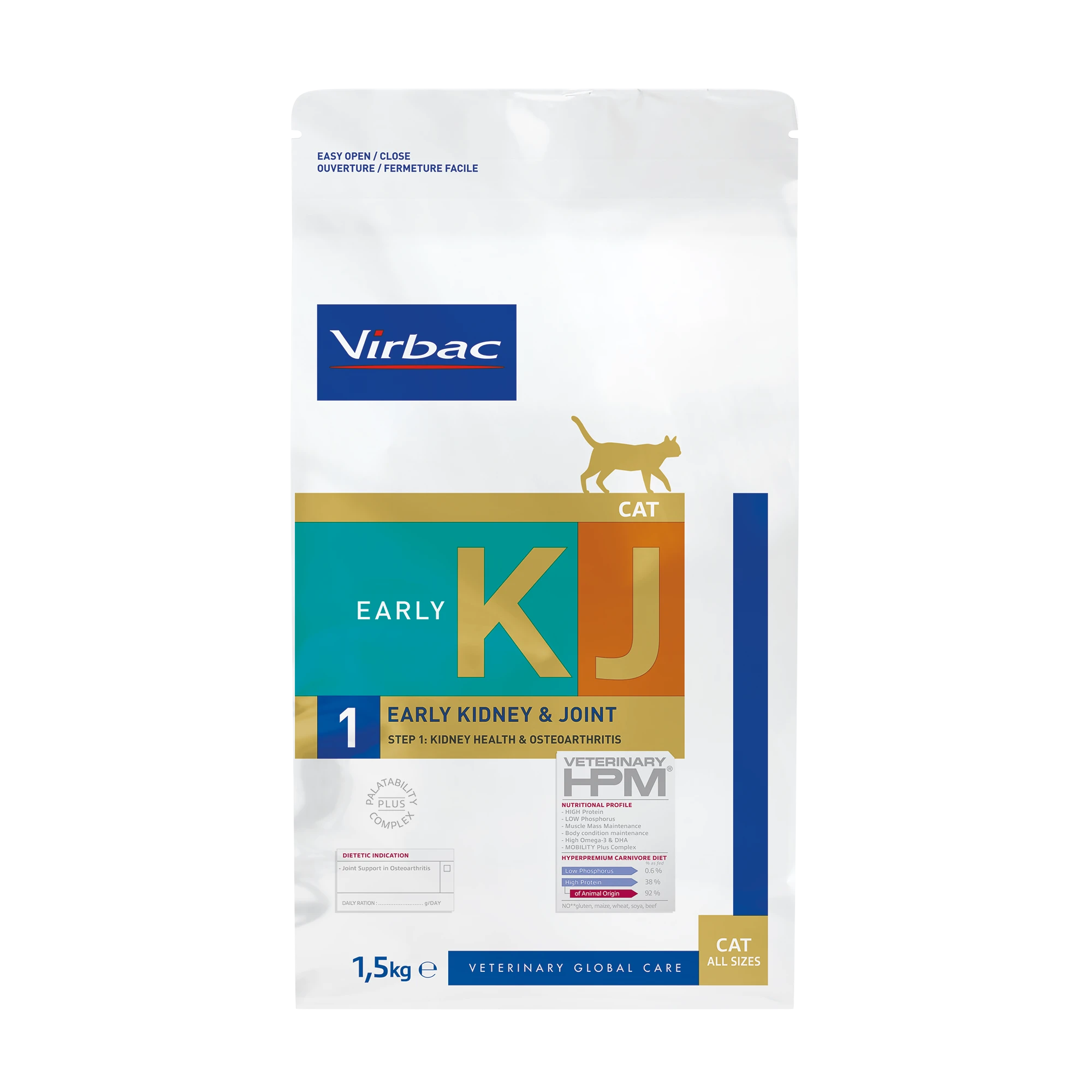VIRBAC VETERINARY HPM Diététique Early Kidney Joint