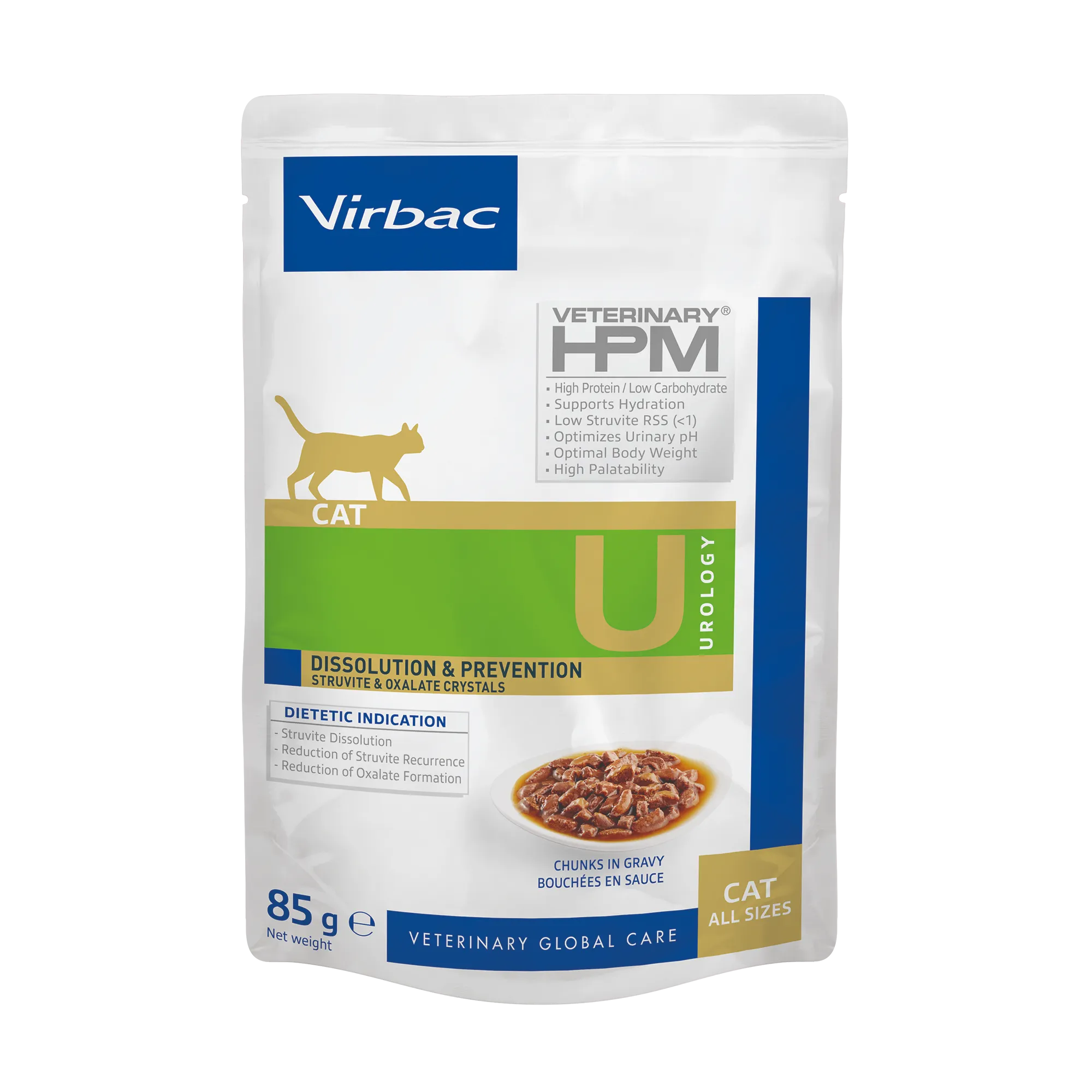 VIRBAC VETERINARY HPM Diététique Urology Dissolution & Prévention Sachets Repas