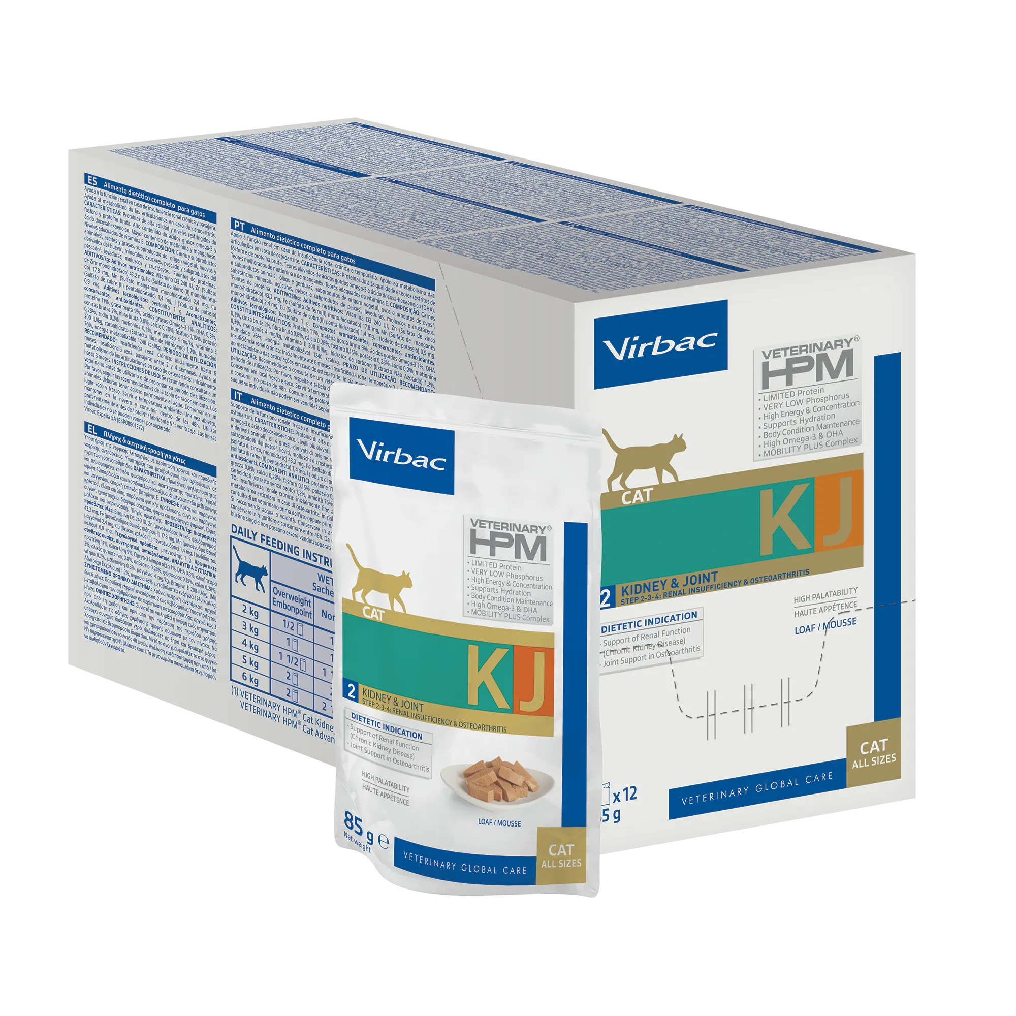 VIRBAC VETERINARY HPM Diététique Early Kidney Joint Sachet Repas