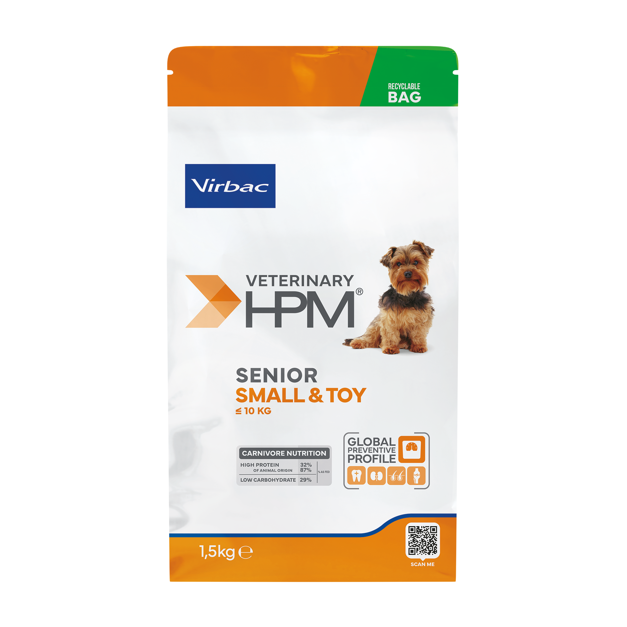 VIRBAC VETERINARY HPM Physiologique Senior Small & Toy