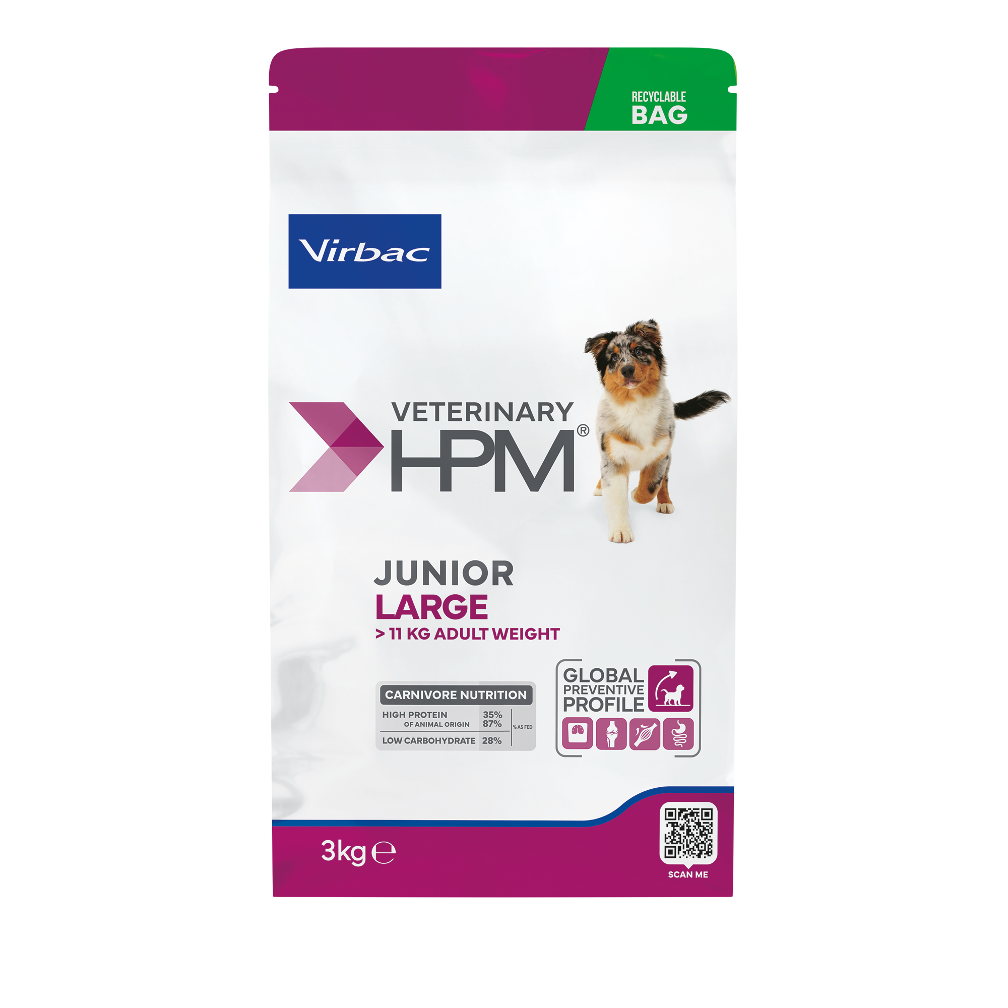 VIRBAC Veterinary HPM Junior Large Dog