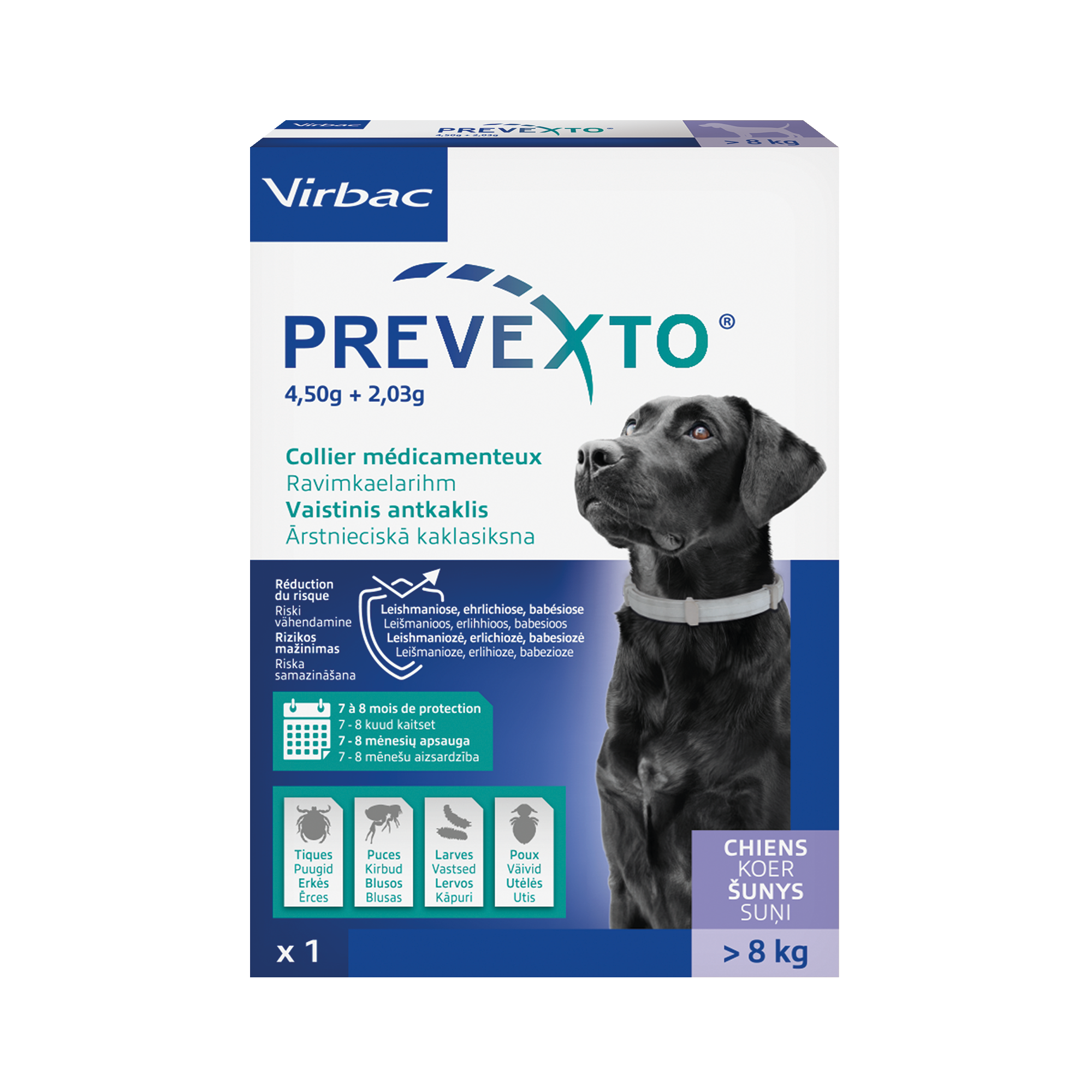 PREVEXTO collier pour chien