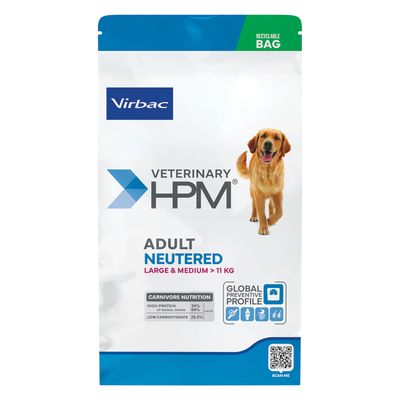 VIRBAC Veterinary HPM Adult Neutered Dog Large & Medium