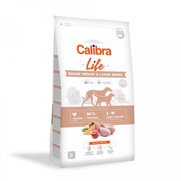 Calibra Life Chien senior Medium Large Chicken