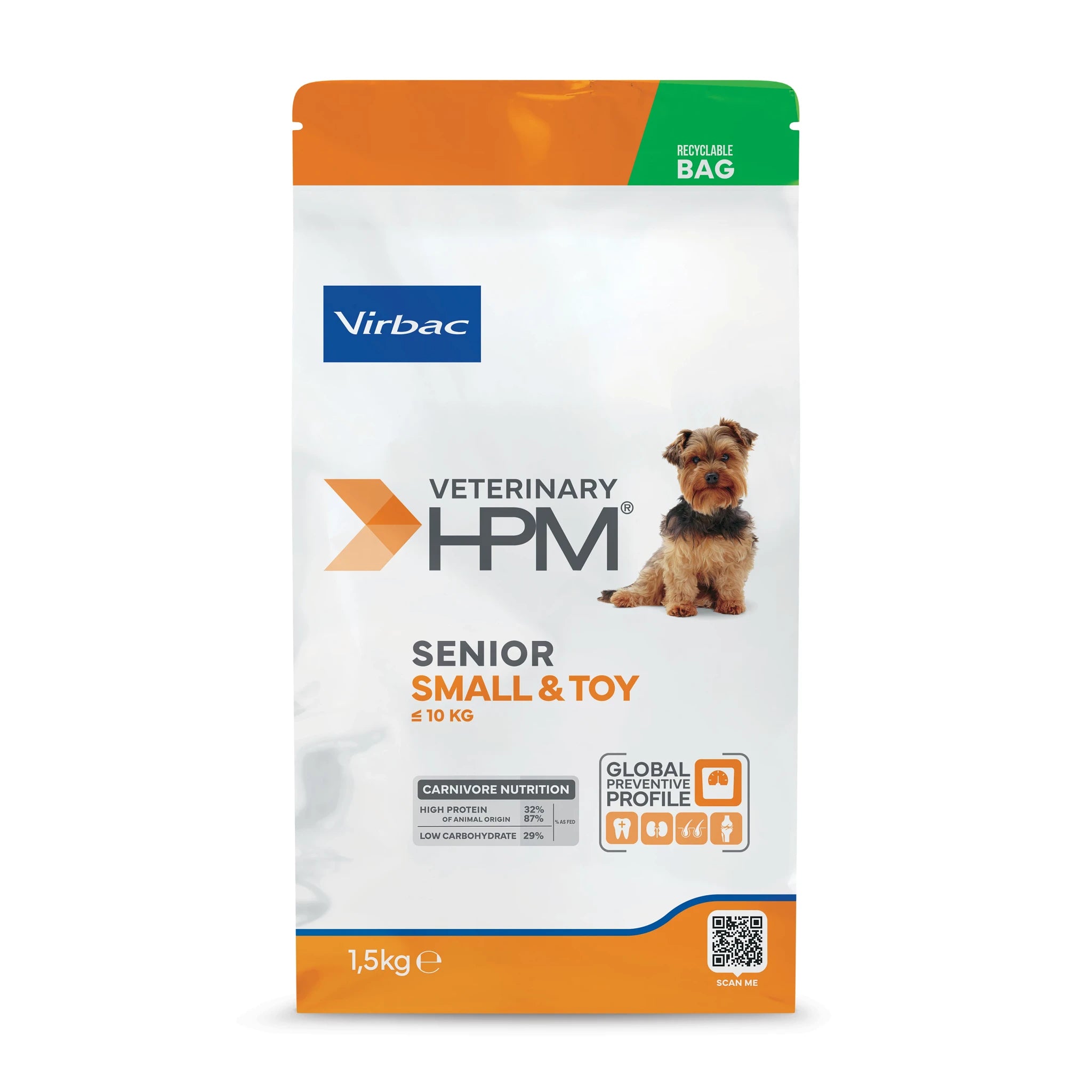 Veterinary HPM Senior Neutered Dog Small & Toy