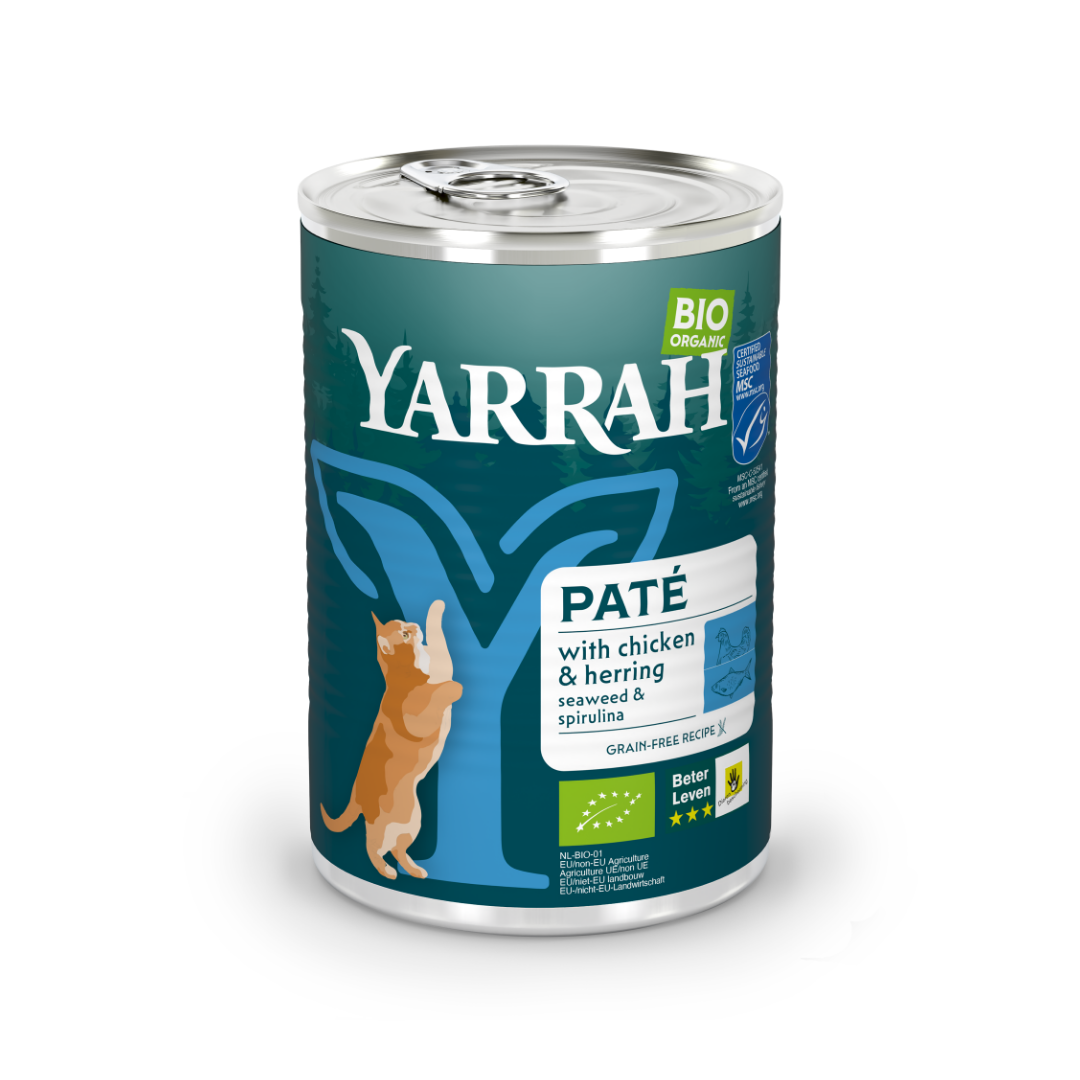 Yarrah pâtées bio - Lot 12 x 400g