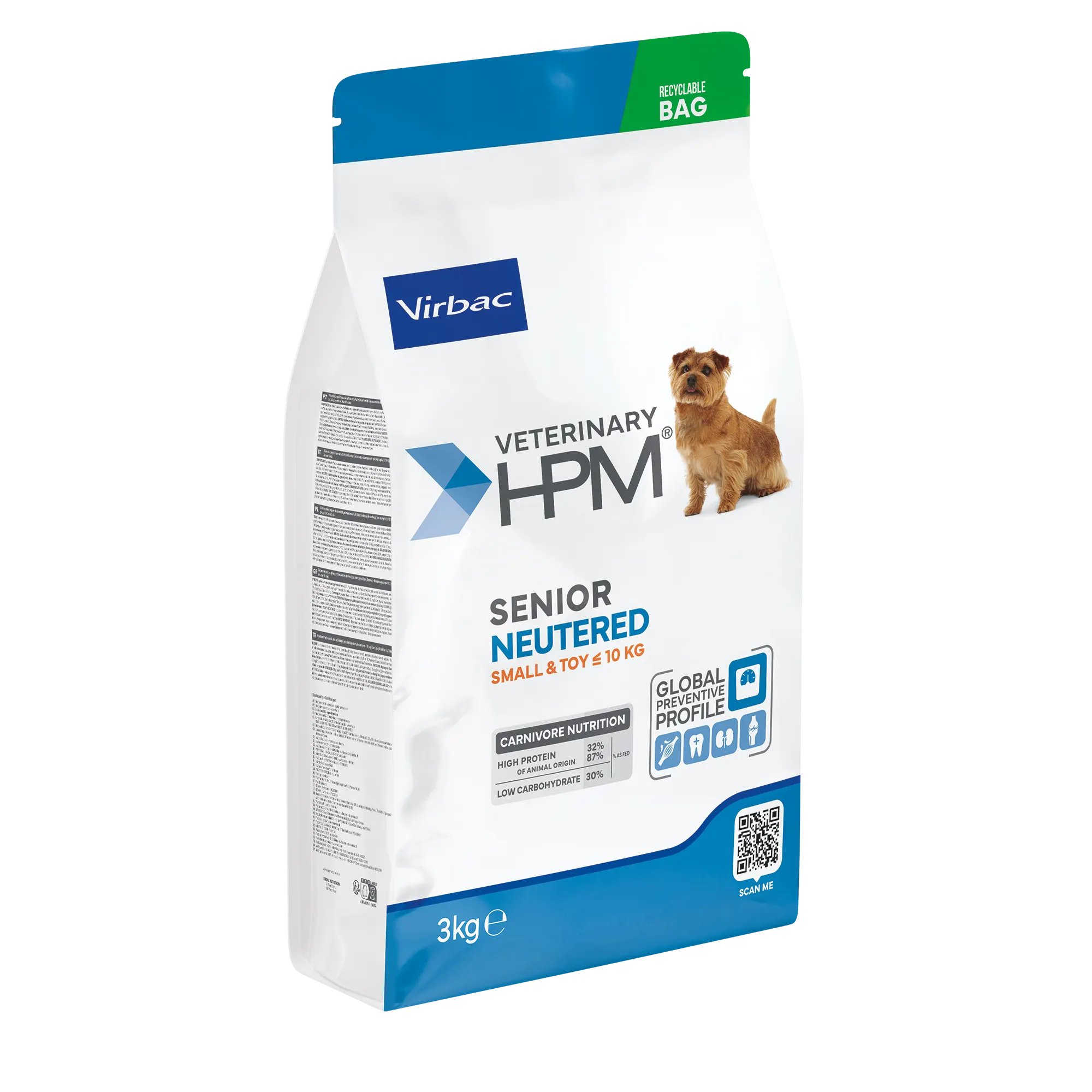 Croquettes petit chien stérilisé senior