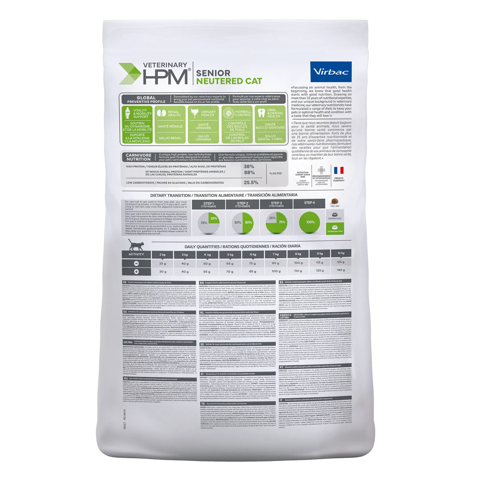 Croquette chat senior stérilisé