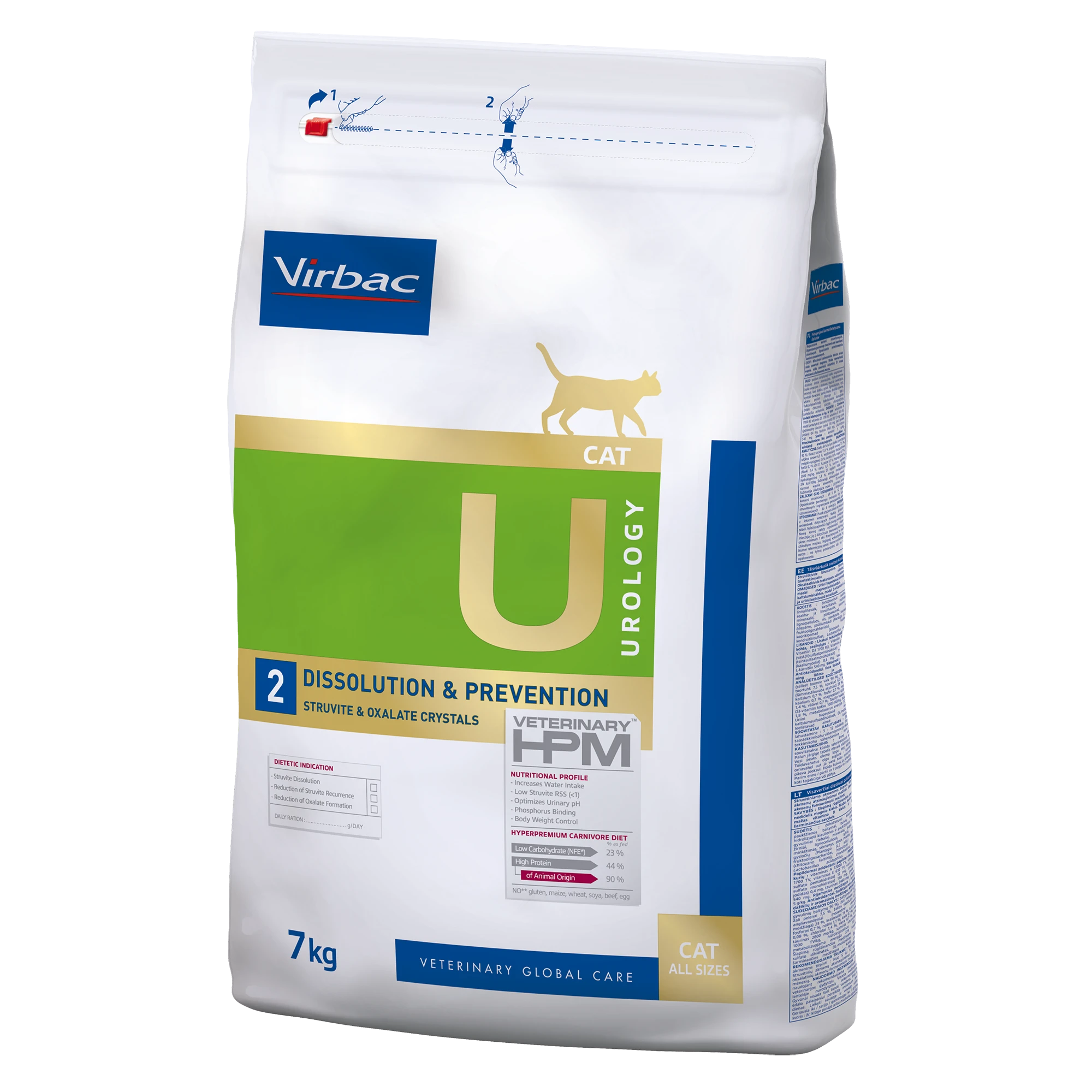 VIRBAC VETERINARY HPM Diététique Urology Dissolution & Prevention