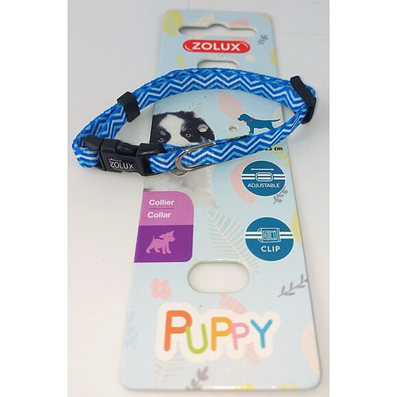 Collier Pixie Puppy bleu