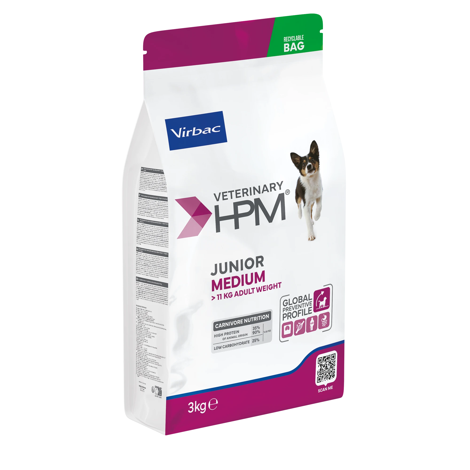 Croquettes chien de taille moyenne junior