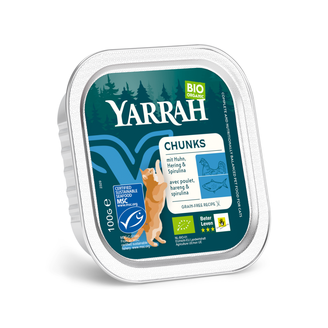 Yarrah bouchées bio sans céréales - Lot 16 x 100g