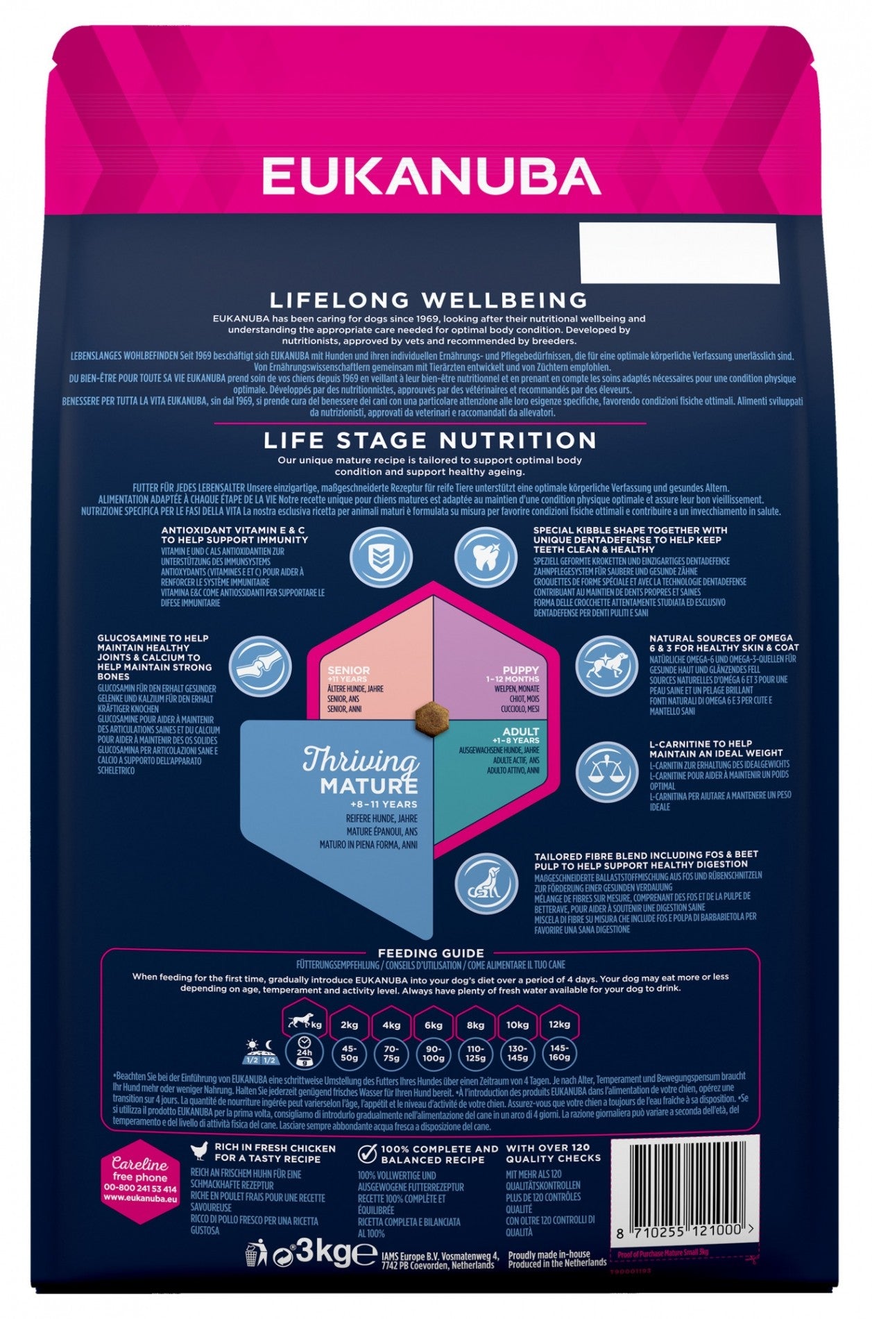 Eukanuba Thriving Mature Small Breed - Poulet