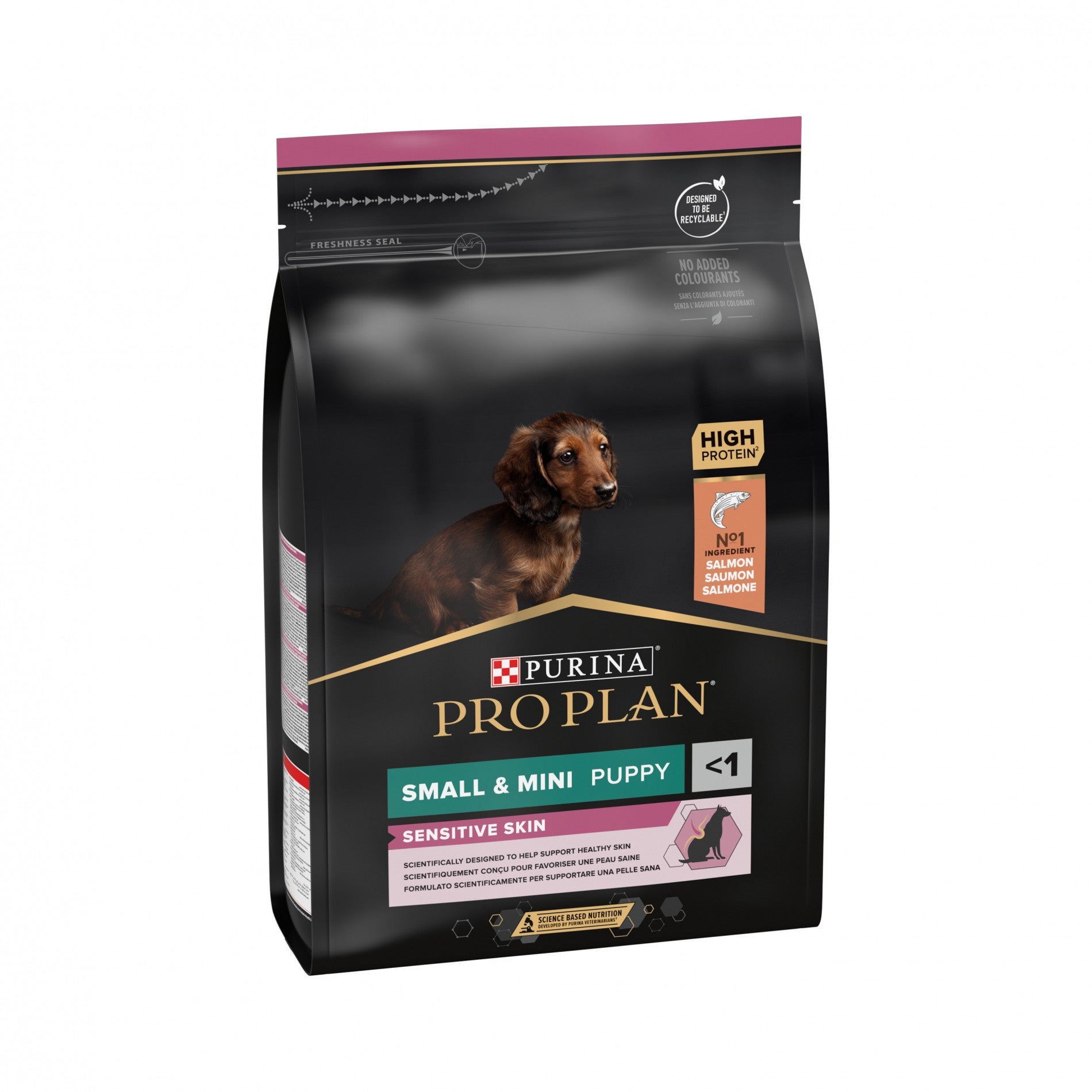 PRO PLAN Sensitive Skin Small & Mini Puppy au Saumon - Croquettes pour chien
