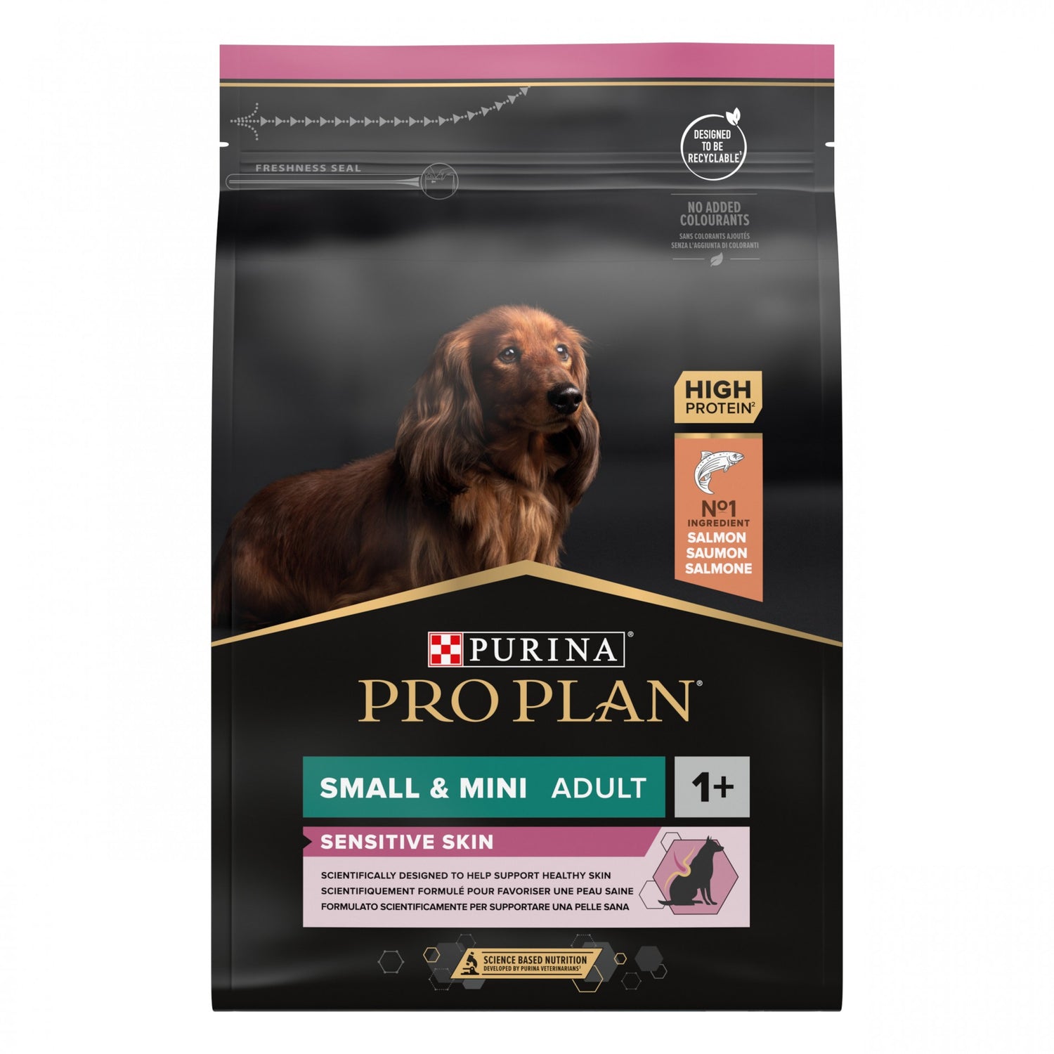 PRO PLAN Sensitive Skin Small & Mini Adult au Saumon - Croquettes pour chien