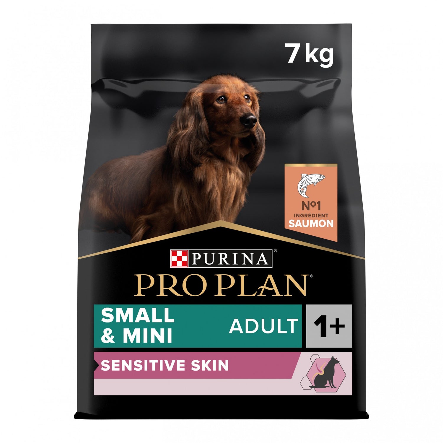 PRO PLAN Sensitive Skin Small & Mini Adult au Saumon - Croquettes pour chien