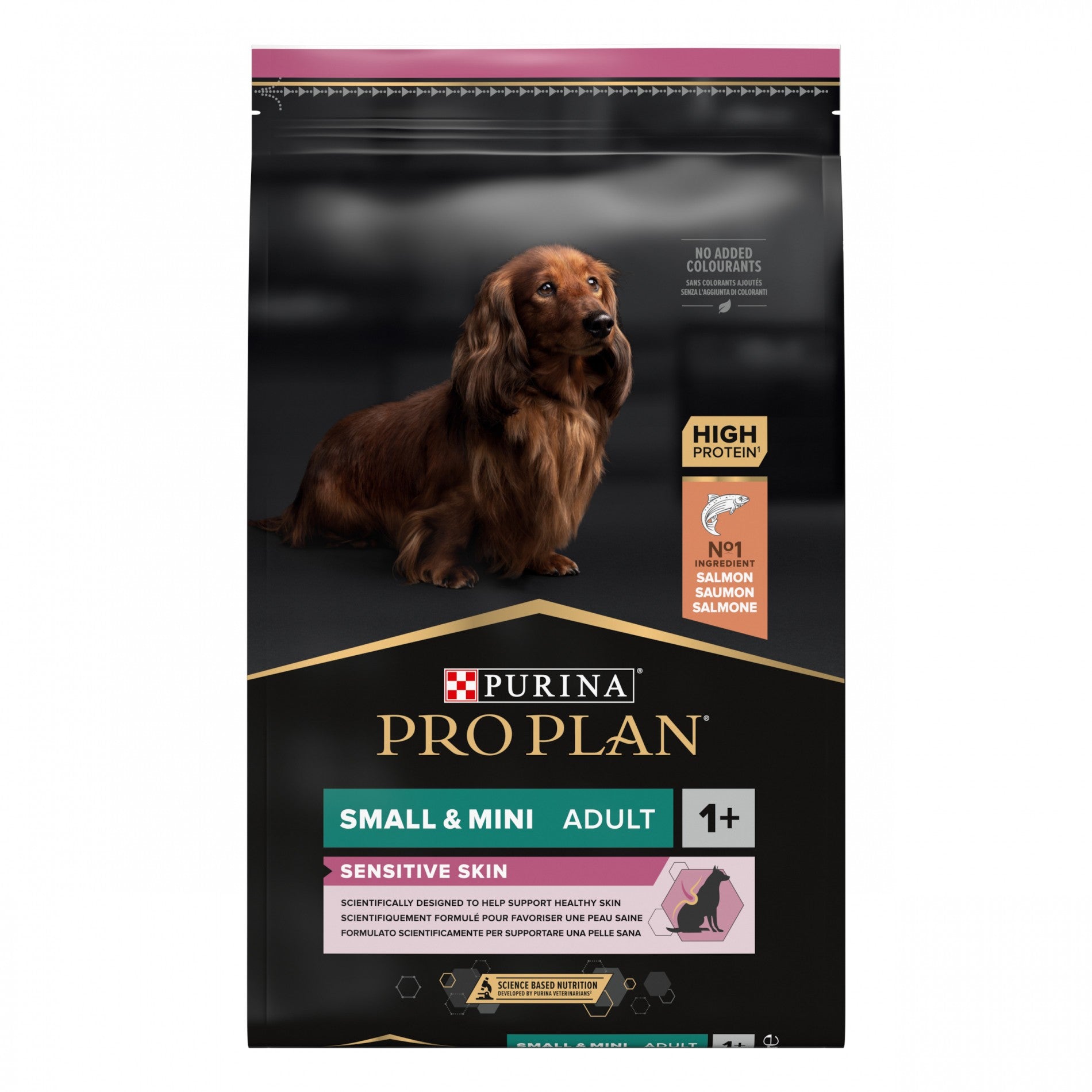 PRO PLAN Sensitive Skin Small & Mini Adult au Saumon - Croquettes pour chien