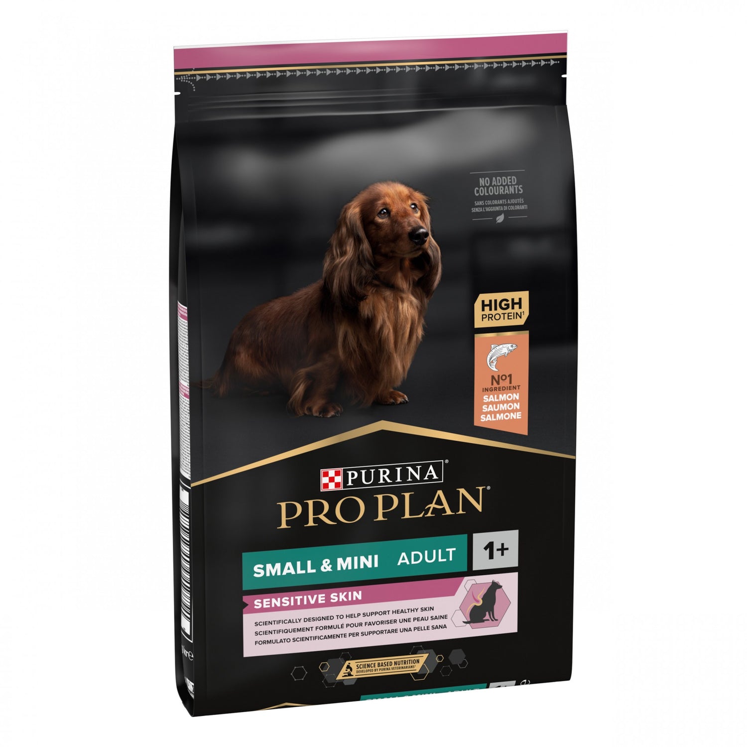 PRO PLAN Sensitive Skin Small & Mini Adult au Saumon - Croquettes pour chien