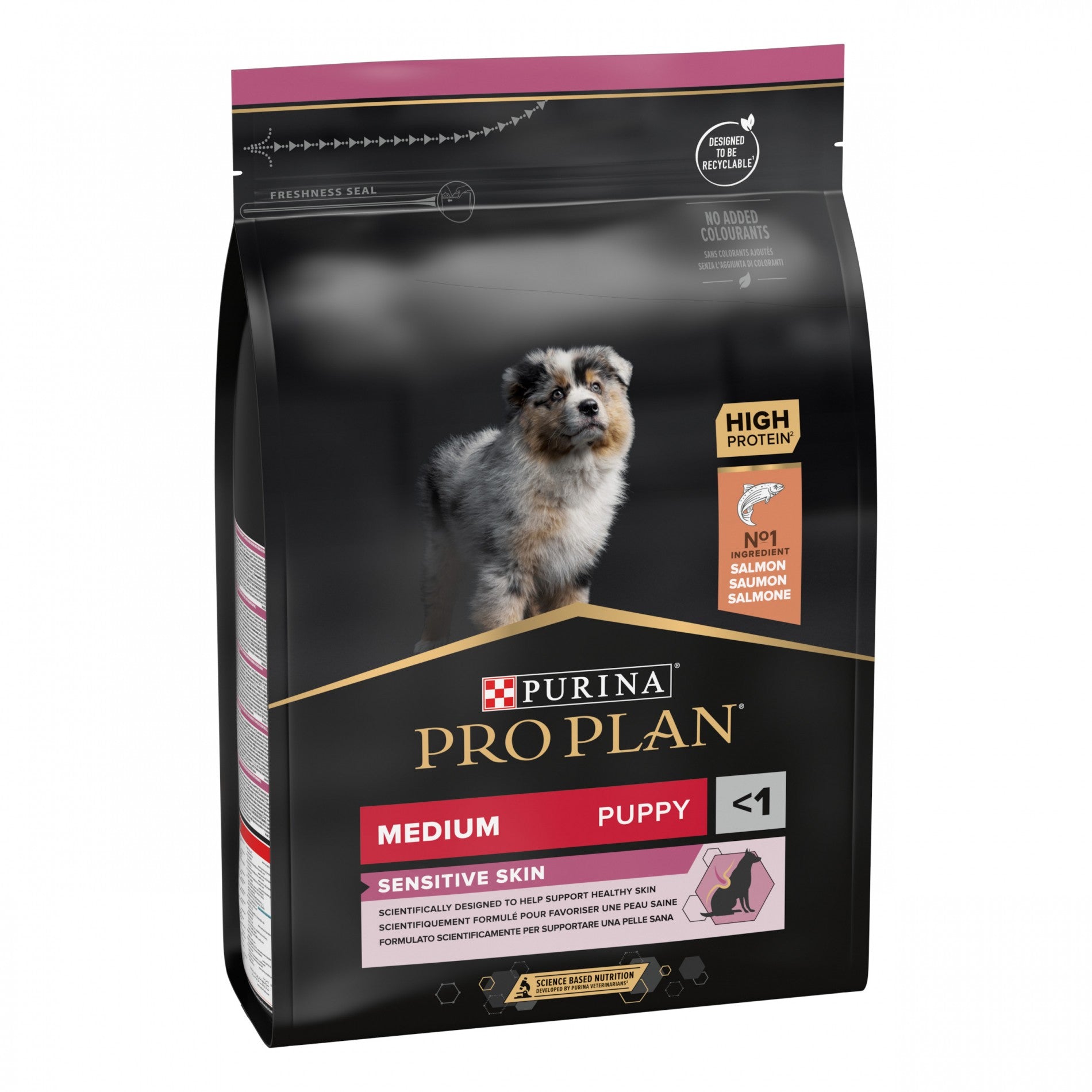 PRO PLAN Sensitive Skin Medium Puppy au Saumon - Croquettes pour chien