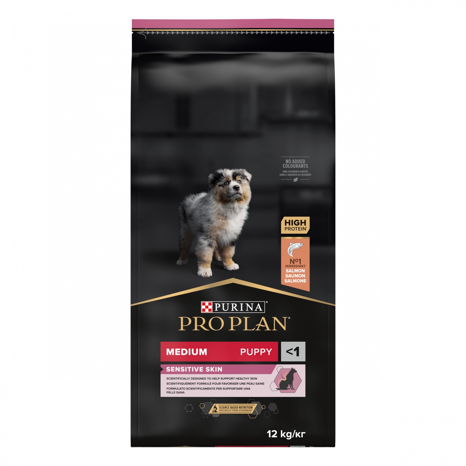 PRO PLAN Sensitive Skin Medium Puppy au Saumon - Croquettes pour chien