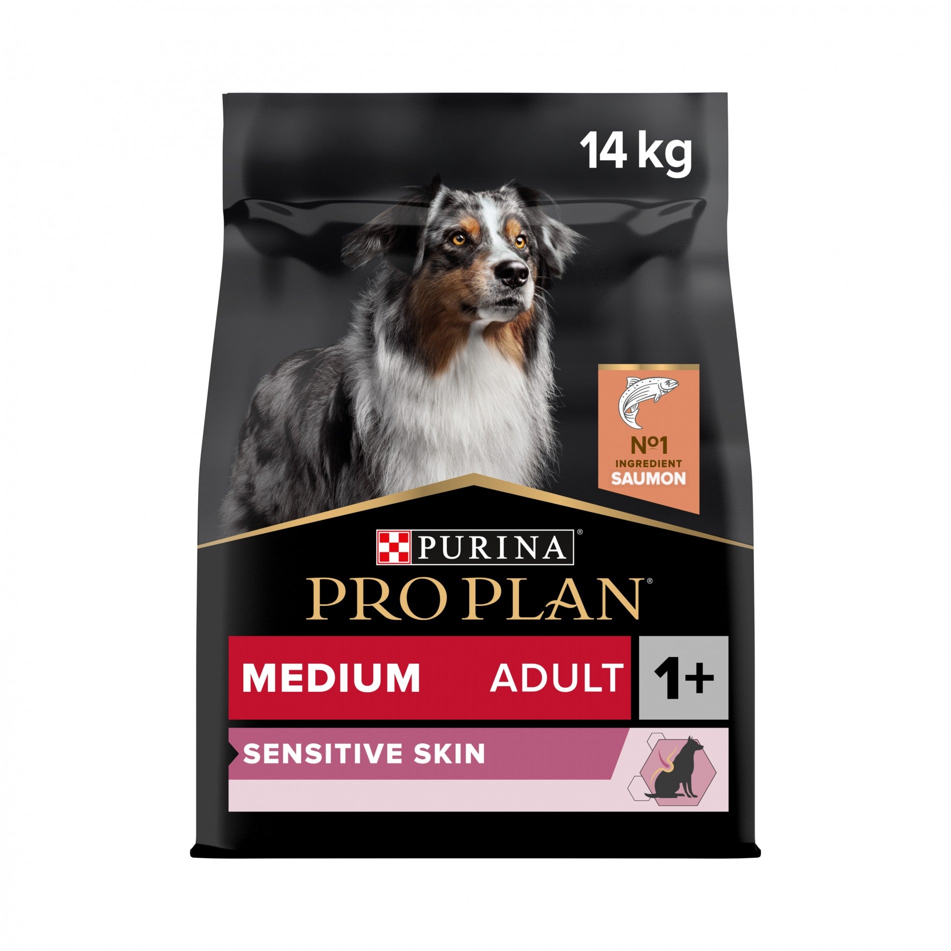 PRO PLAN Sensitive Skin Medium Adult au Saumon - Croquettes pour chien