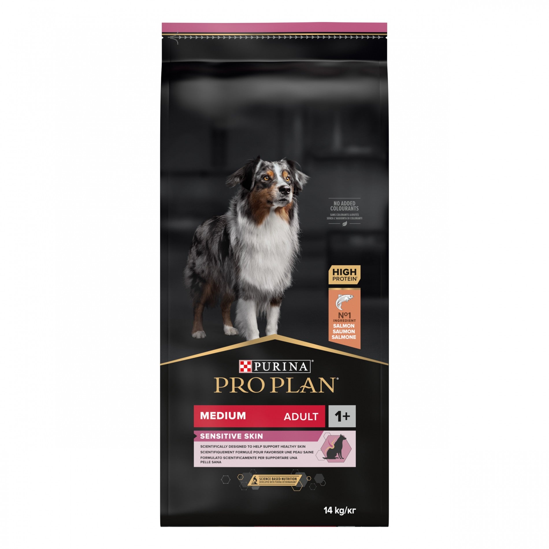 PRO PLAN Sensitive Skin Medium Adult au Saumon - Croquettes pour chien