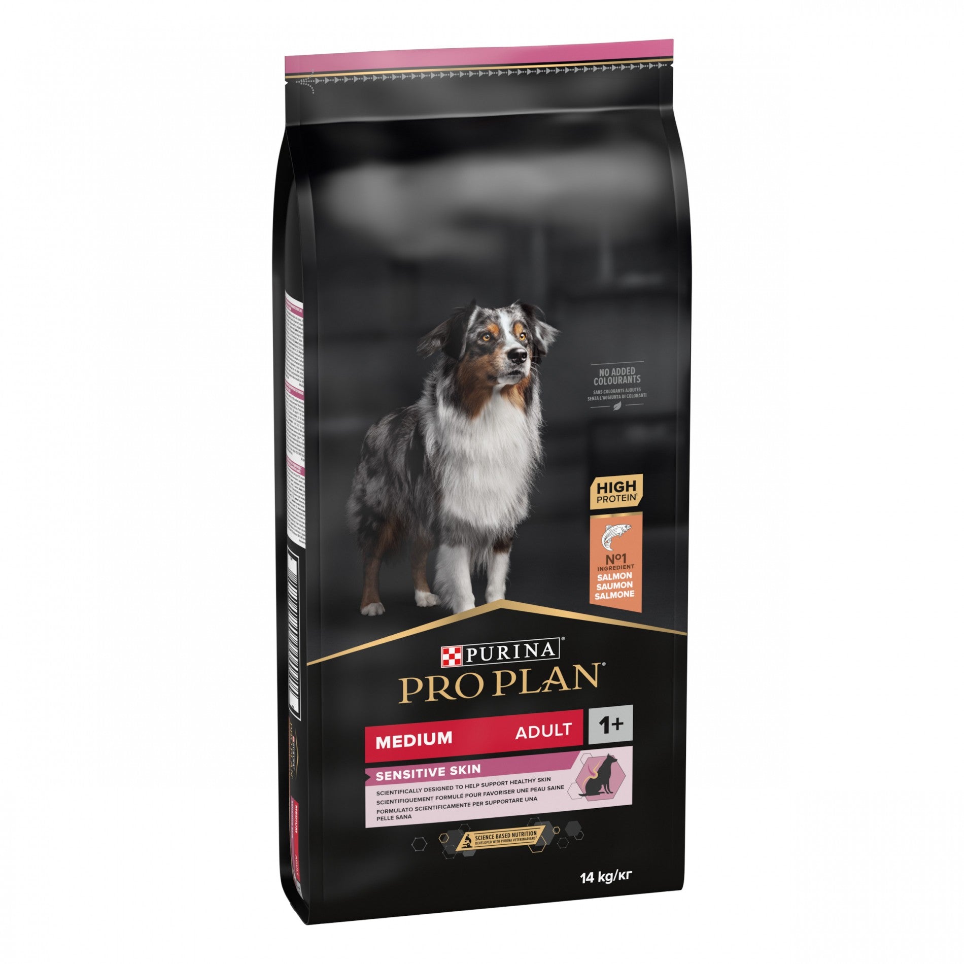 PRO PLAN Sensitive Skin Medium Adult au Saumon - Croquettes pour chien