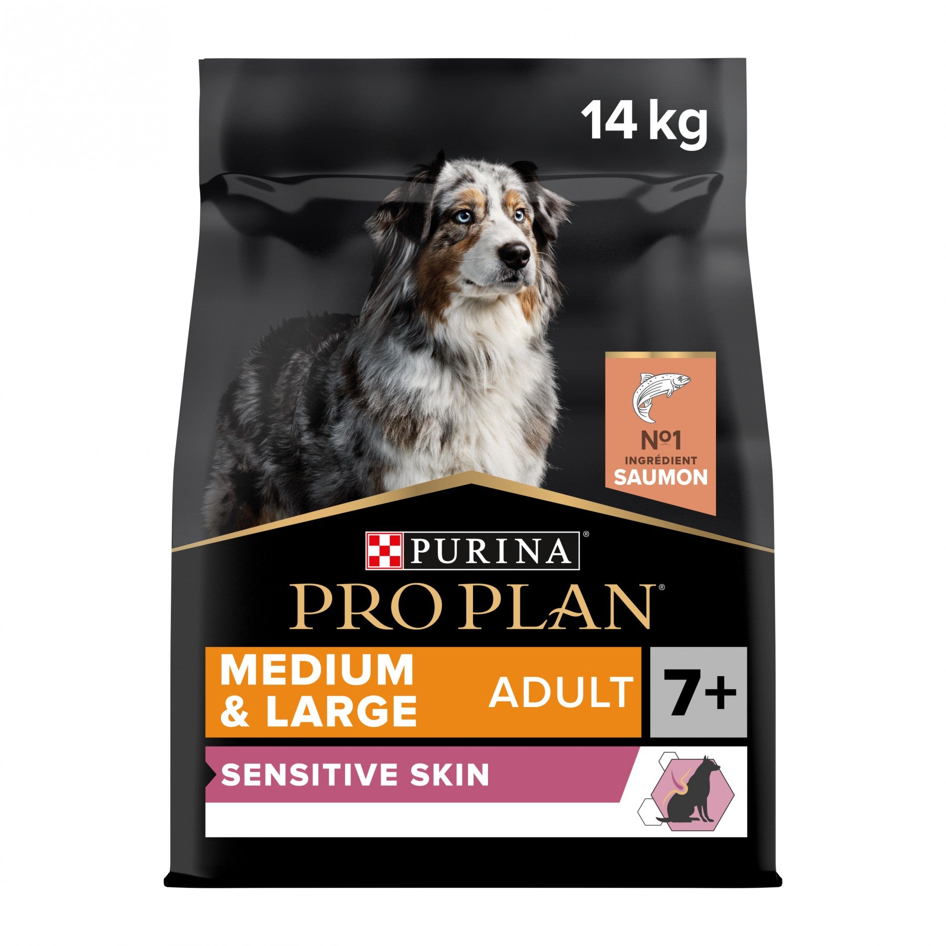 PRO PLAN Sensitive Skin Medium & Large Adult au Saumon - Croquettes pour chien