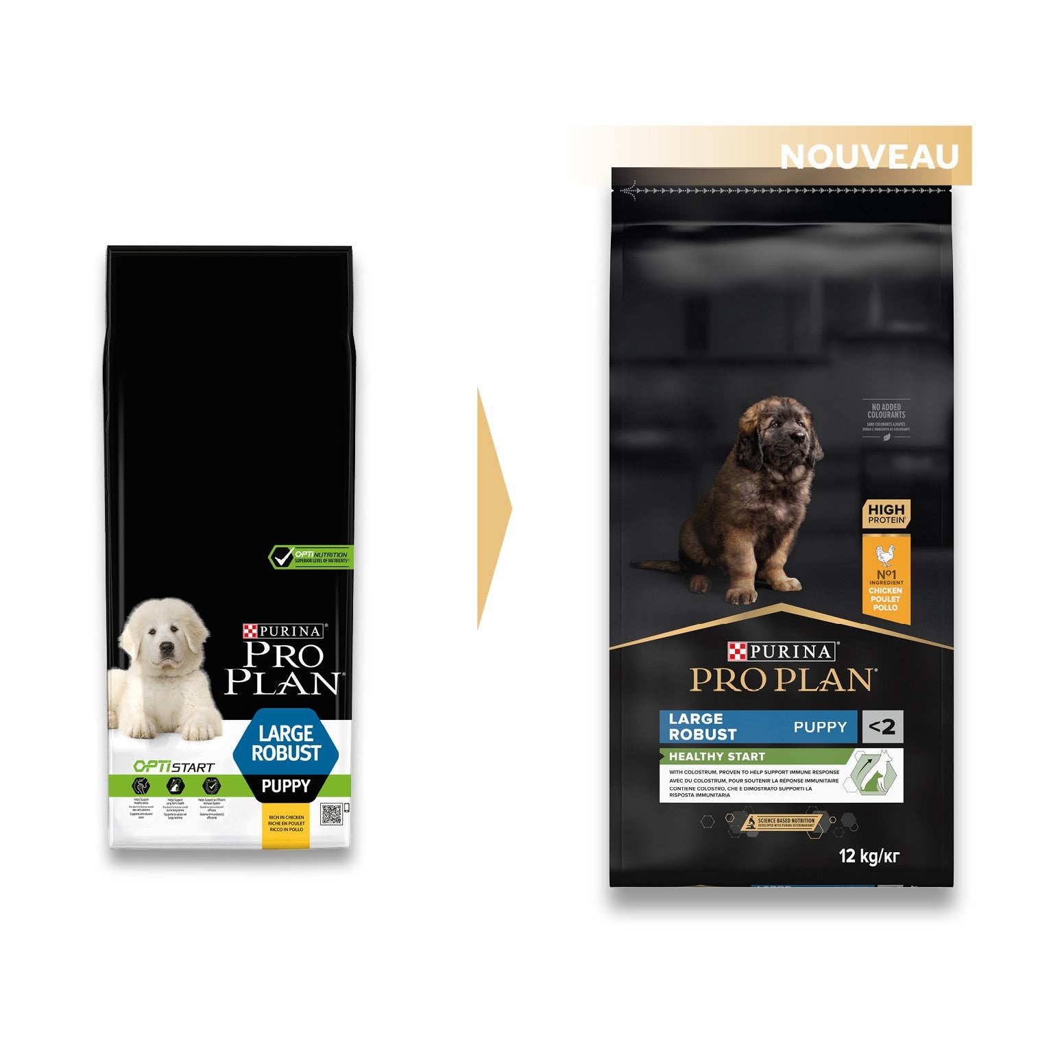 PRO PLAN Healthy Start Large Robust Puppy au Poulet - Croquettes pour chien