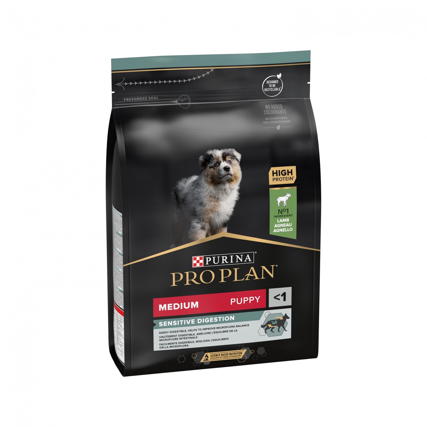 PRO PLAN Sensitive Digestion Medium Puppy à la Agneau- Croquettes pour chien