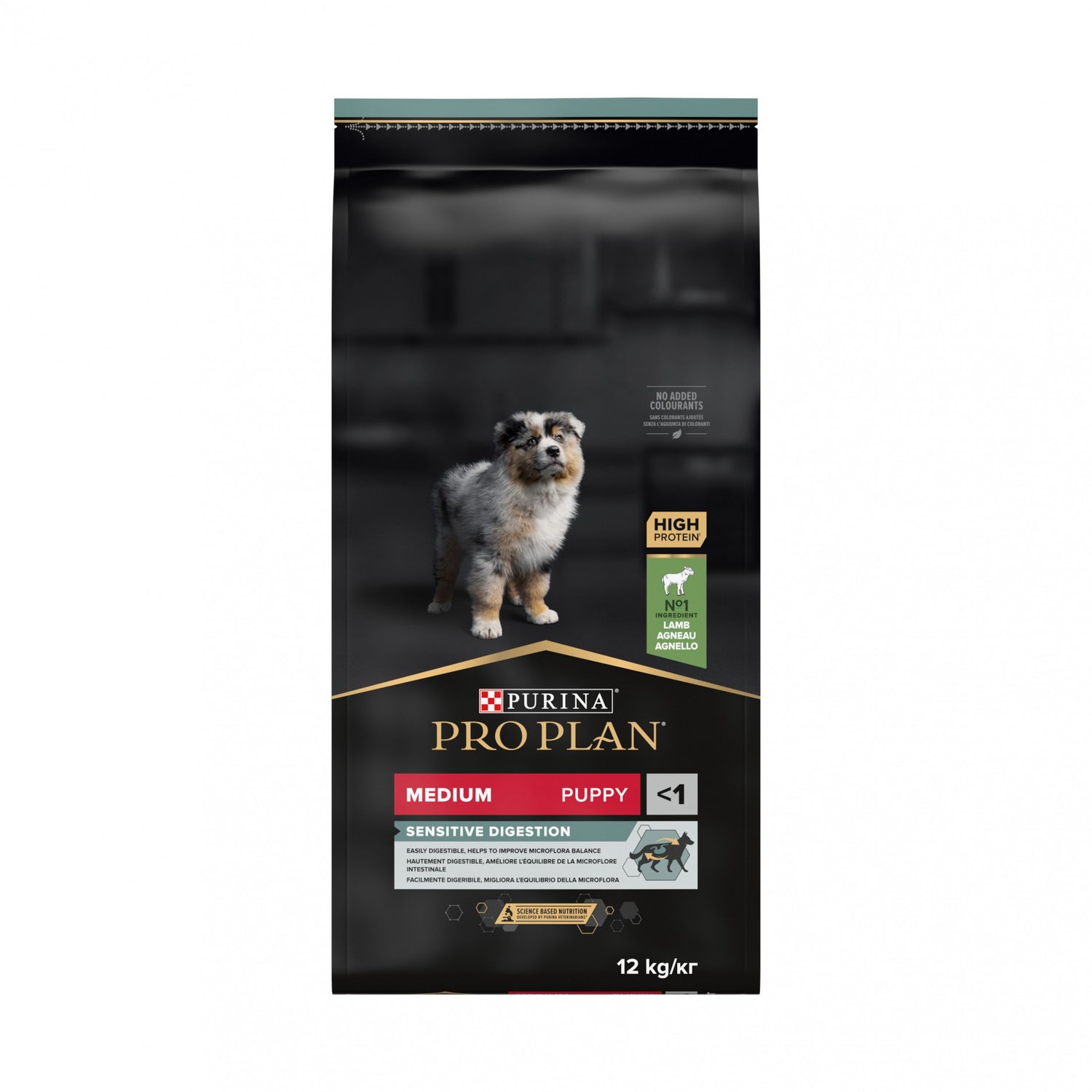 PRO PLAN Sensitive Digestion Medium Puppy à la Agneau- Croquettes pour chien