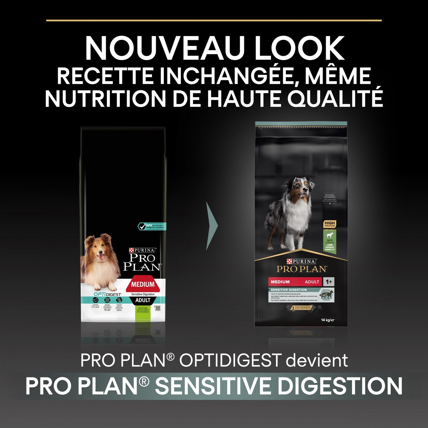 PRO PLAN Sensitive Digestion Medium Adult à l&