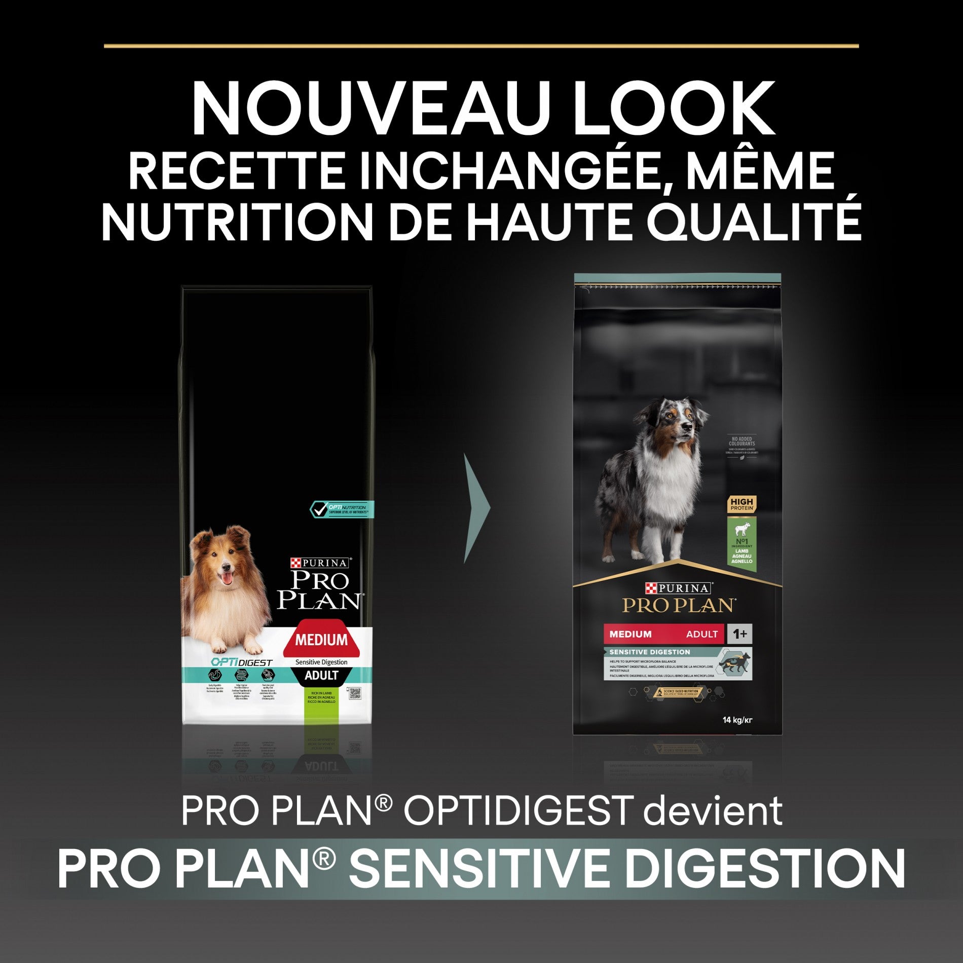 PRO PLAN Sensitive Digestion Medium Adult à l&