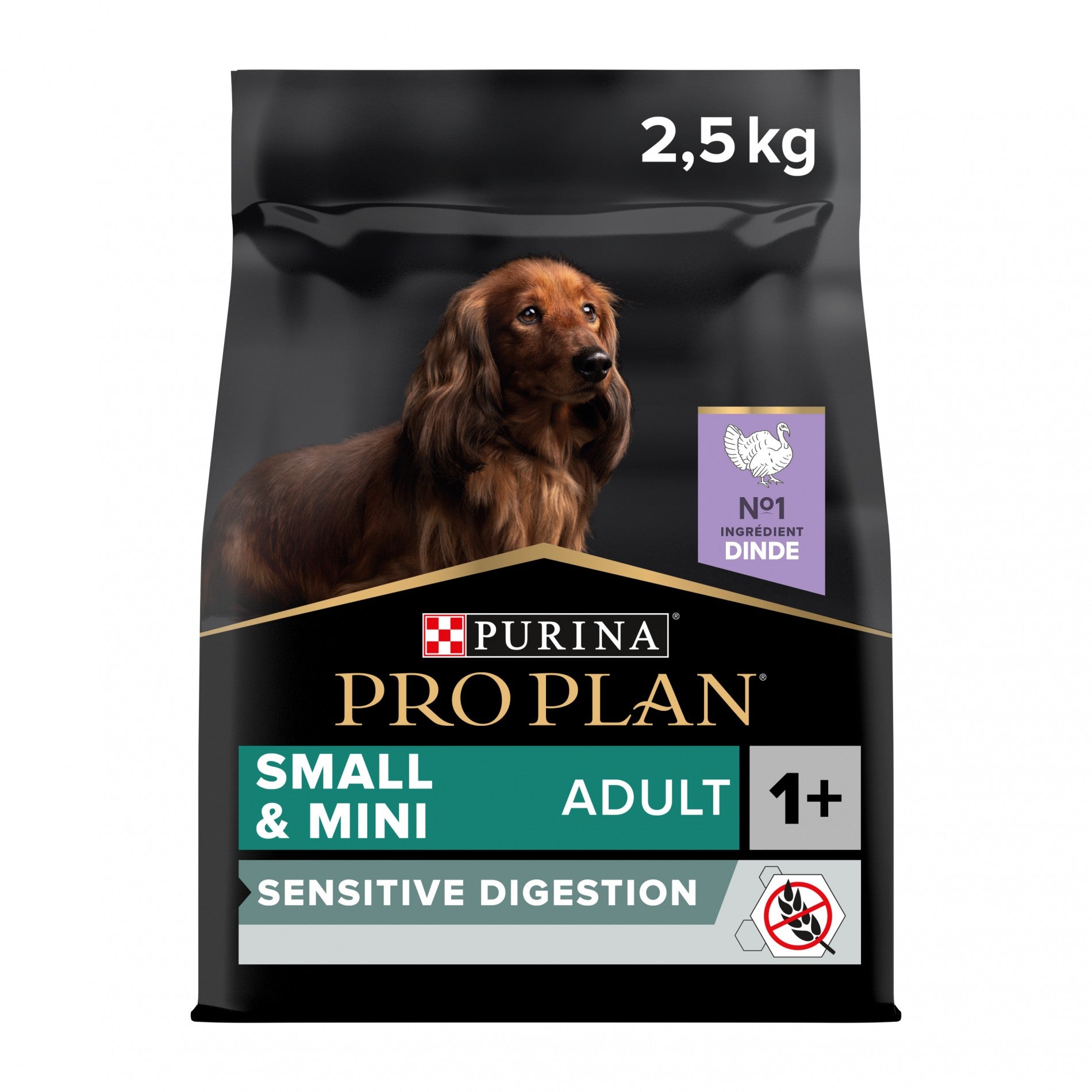 PRO PLAN Sensitive Digestion No Grain Small & Mini Adult à la Dinde - Croquettes pour chien