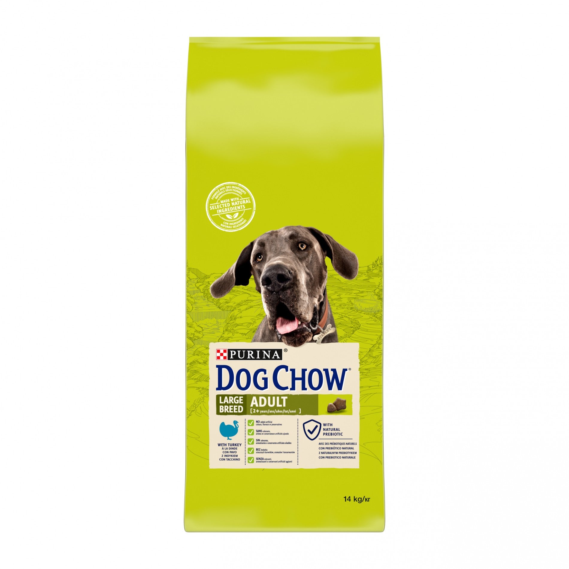 PURINA DOG CHOW Large Breed Adult à la Dinde - Croquettes pour chien