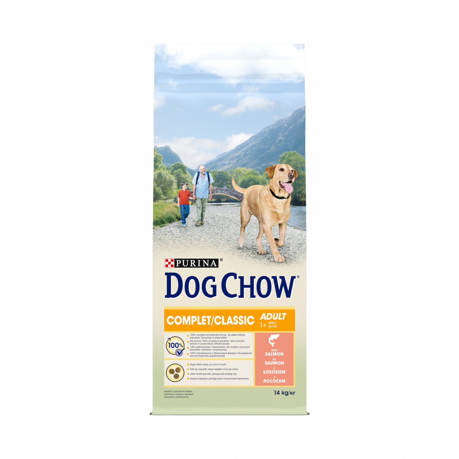 PURINA DOG CHOW Complet Adult au Saumon - Croquette pour chien