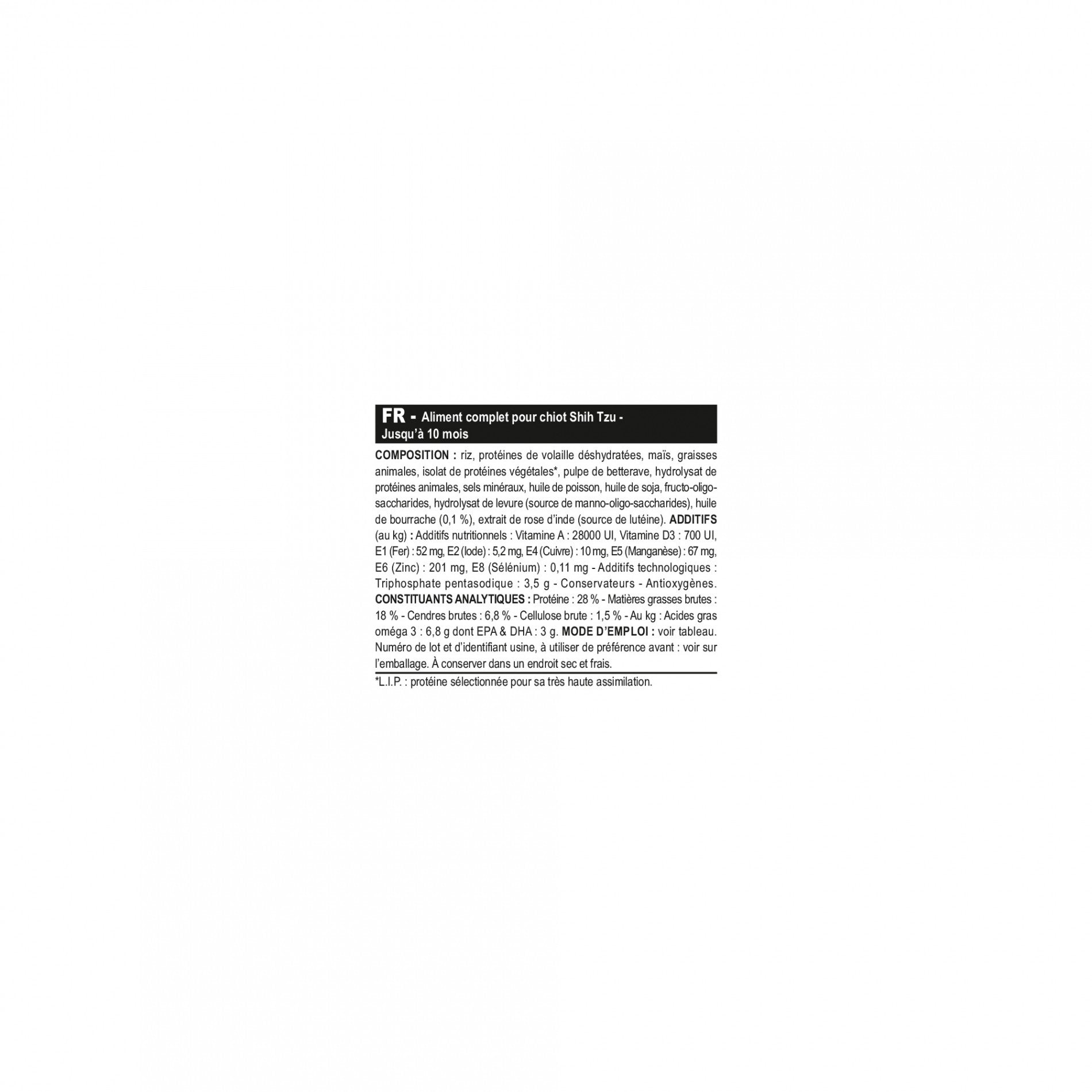 Royal Canin Shih Tzu Puppy - Croquettes pour chiot