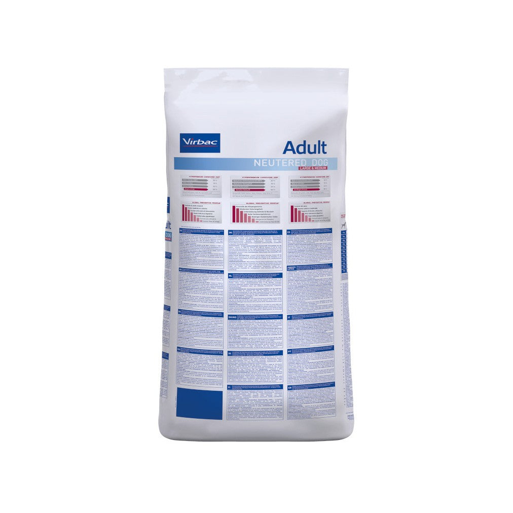 VIRBAC Veterinary HPM Adult Neutered Dog Large & Medium