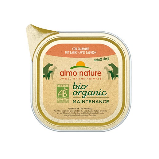 Almo Nature Pâtées Chien Adulte - Bio Organic Maintenance - 9 x 300 g