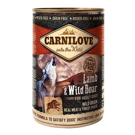 CARNILOVE Adult Agneau & Sanglier en Boîte - Pâtée pour chien