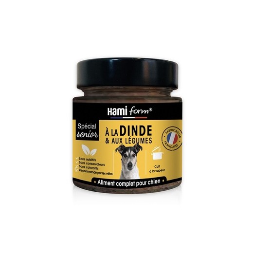 Les cuisinés pour chien senior - Pâtées à la dinde - Lot de 6 x 250 g