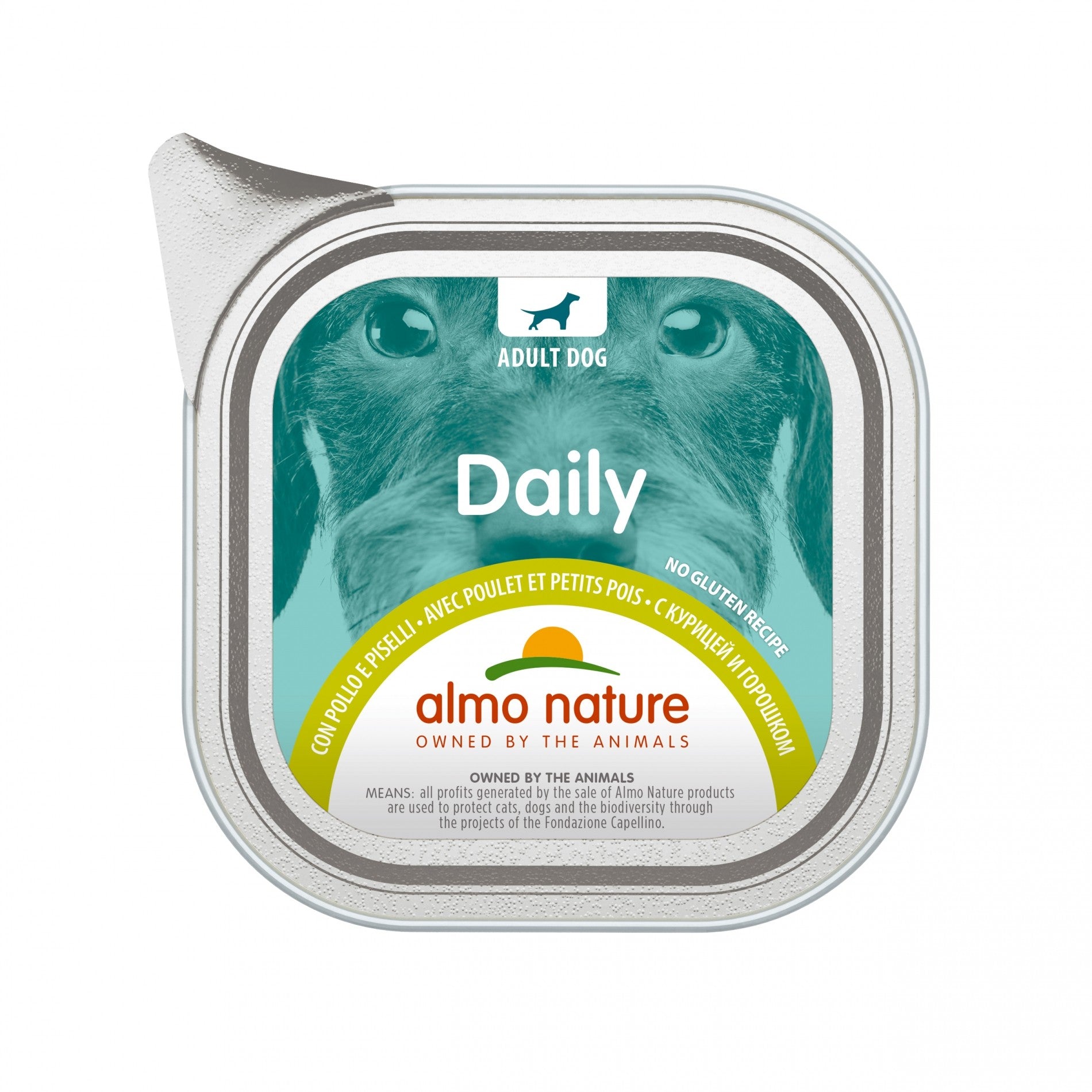 Almo Nature Pâtées Chien Adulte - Daily No Gluten - 32 x 100 g