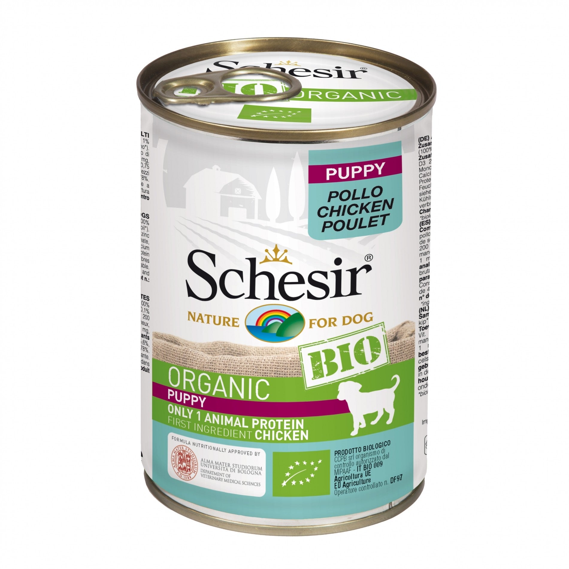 Schesir Sachets Pâtées BIO Puppy - 6 x 400 g