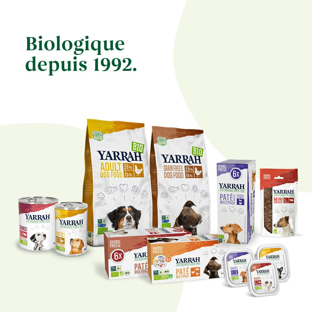 Yarrah pâtées bio - Lot de 6 x 150g