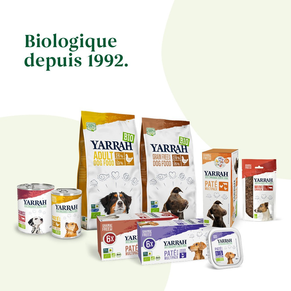 Yarrah pâtées bio - Lot de 6 x 150g