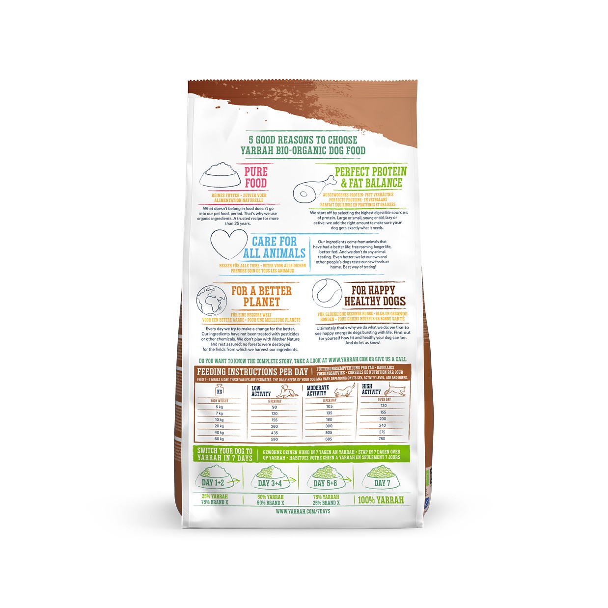 Yarrah croquettes bio sans céréales pour chien adulte